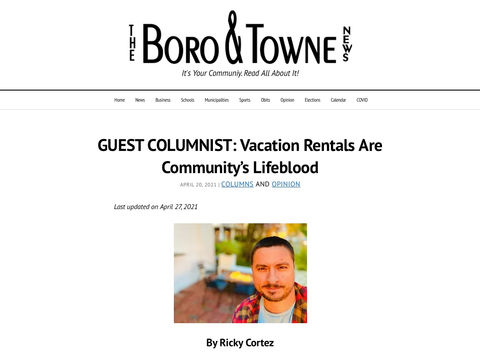 Vacation Rentals Are Community’s Lifeblood