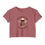 Thumbnail: Festival Crop Top — "Bloodwine and Magic Cheese" Wine & Cheese Graphic