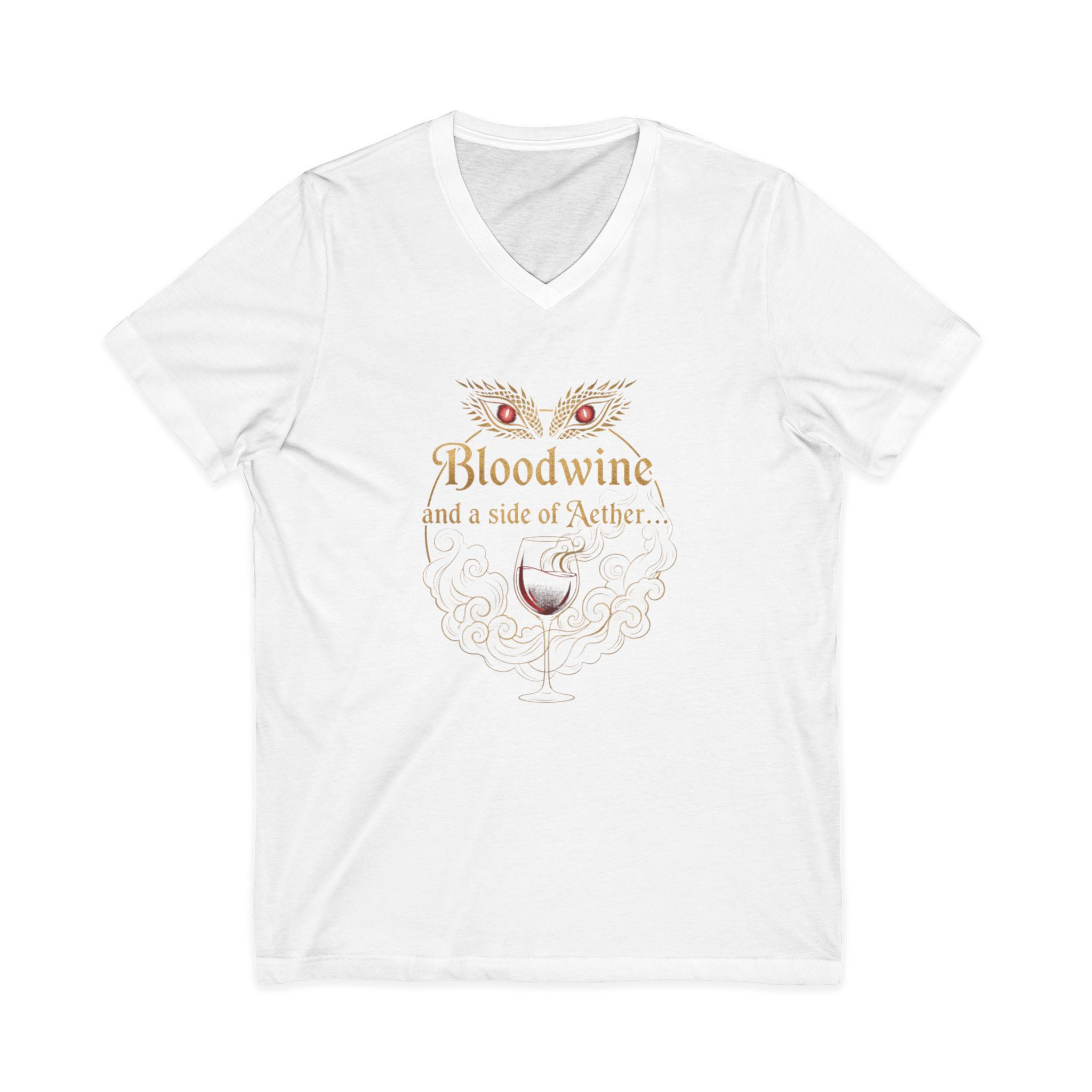 Unisex Jersey Short Sleeve V-Neck Tee