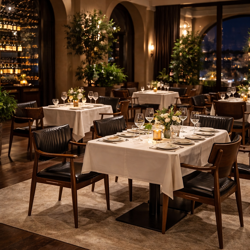 Ahşap Sırtlı Restoran Sandalyesi