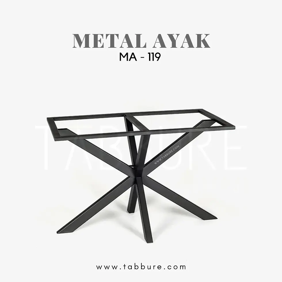 Kasalı metal masa ayağı modelleri