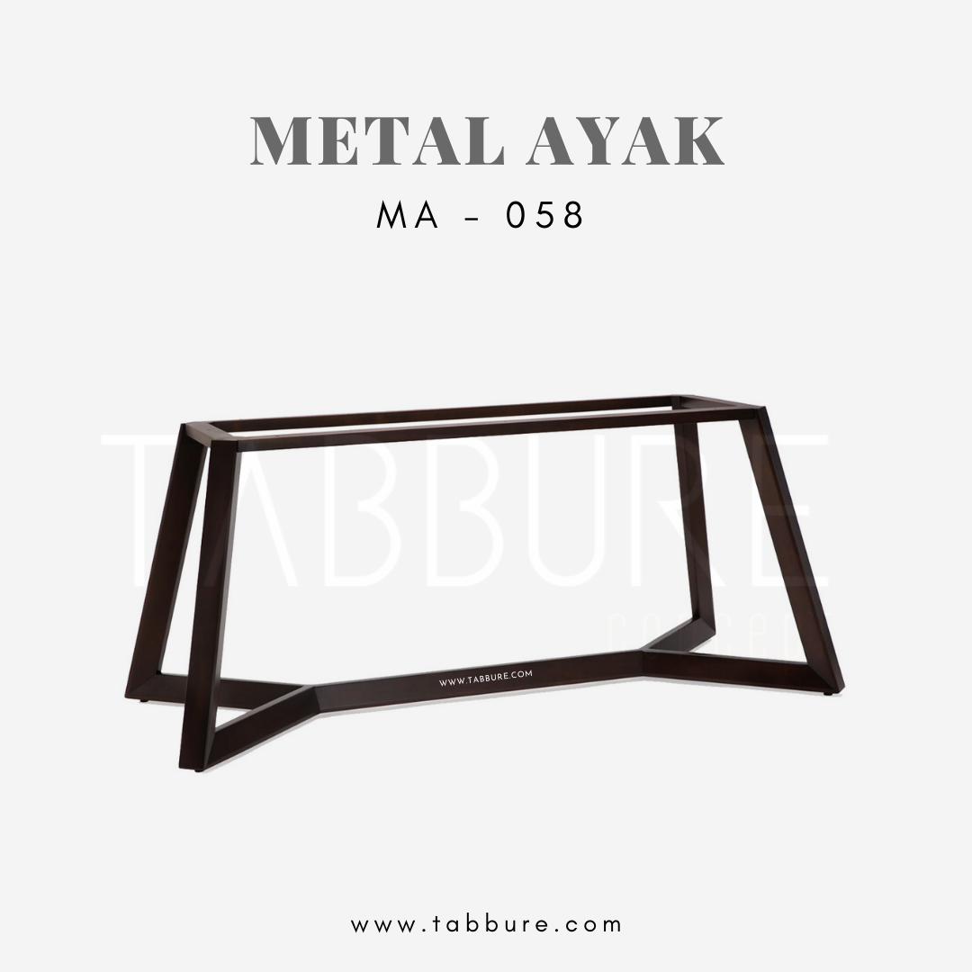 4 kenarlı metal masa ayağı modelleri otel cafe restoran proje