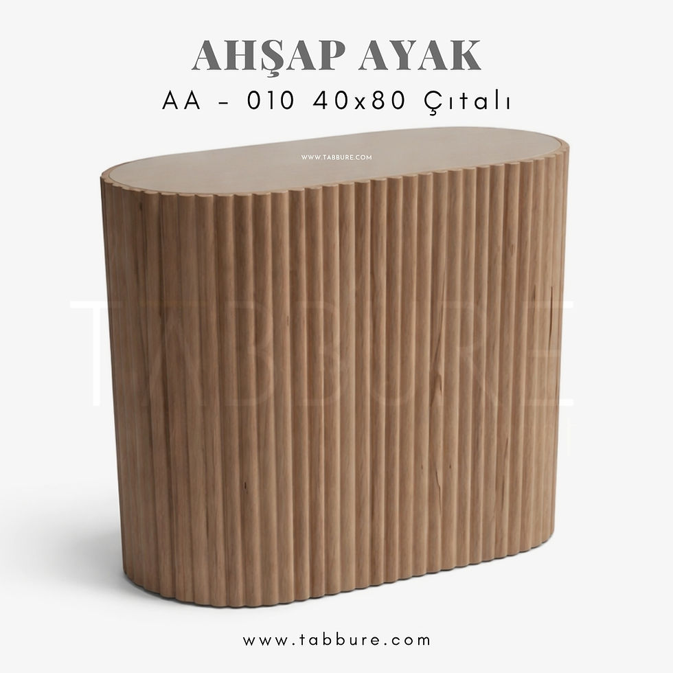 Ahşap Çıtalı Ayak Modelleri