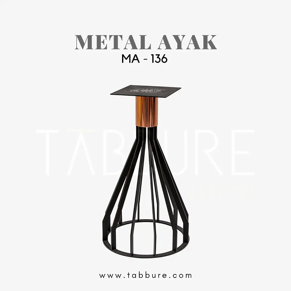 şık metal masa ayağı modelleri