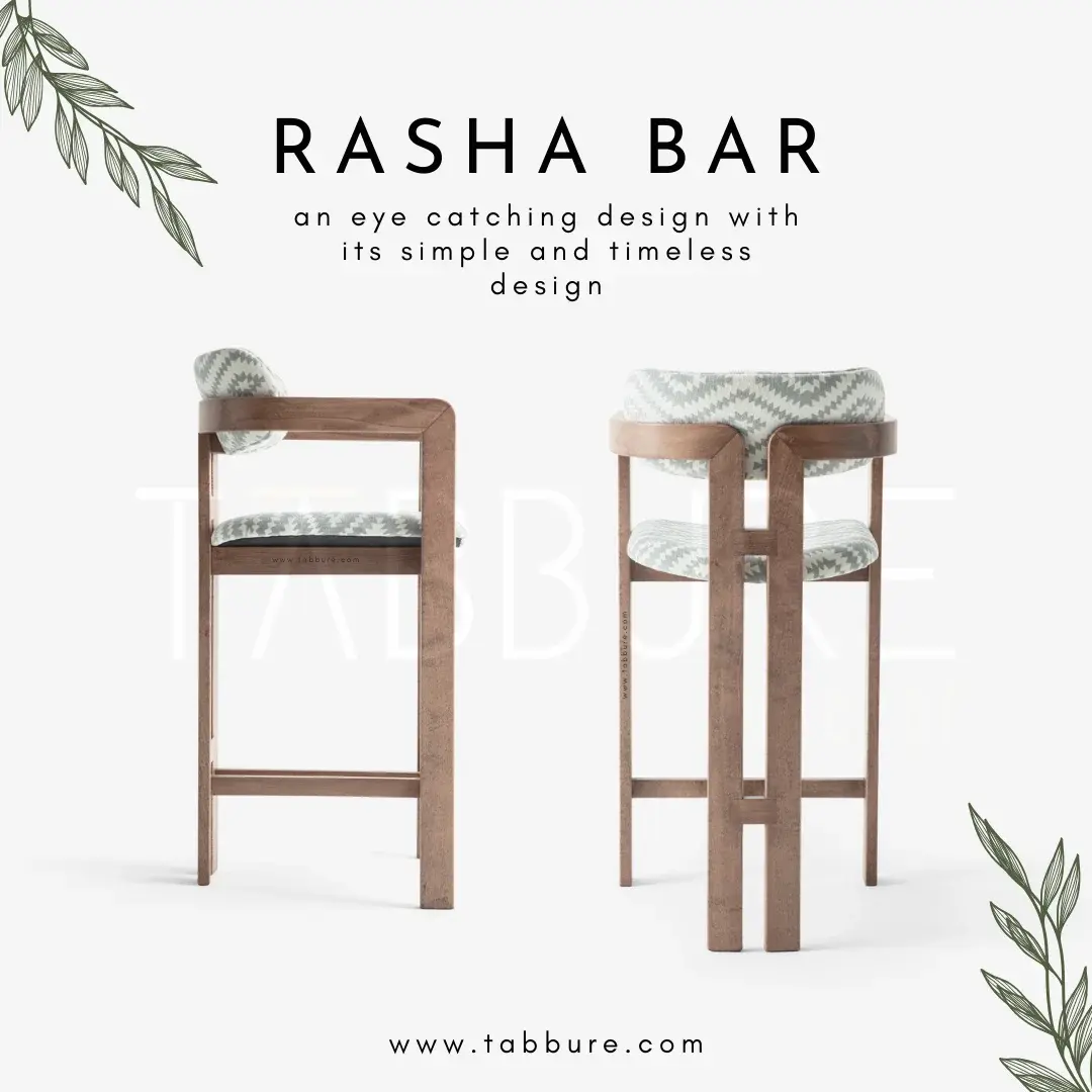 Viral 3 ayaklı ahşap sandalye