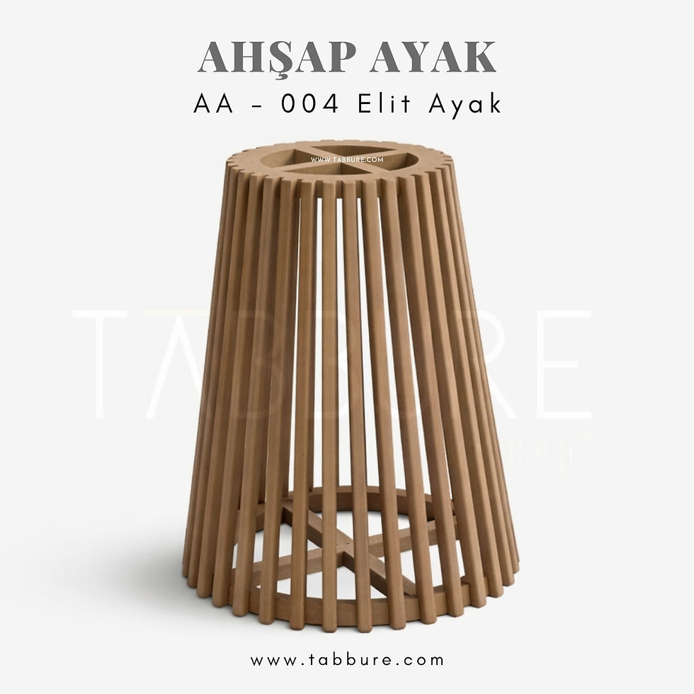 Ahşap Tasarım Yemek Masası Ayak Modelleri