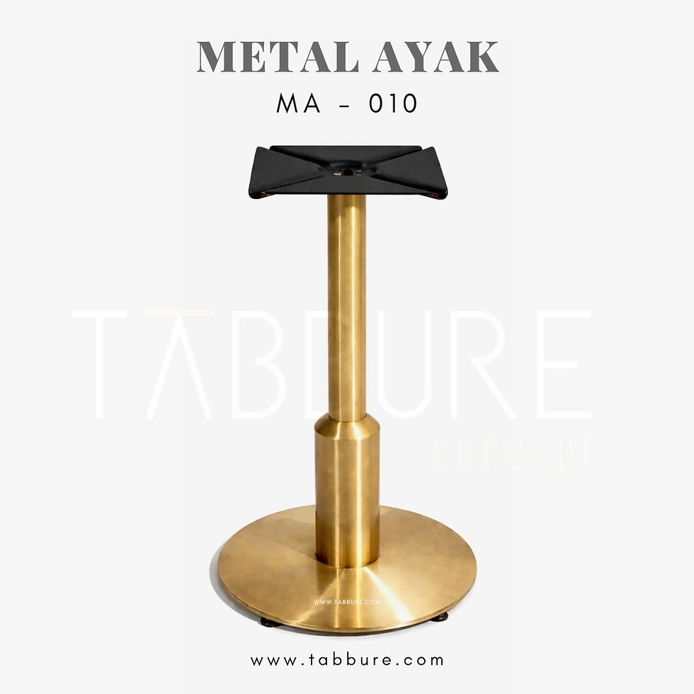 Metal Gold Kaplama Masa Ayak Modelleri