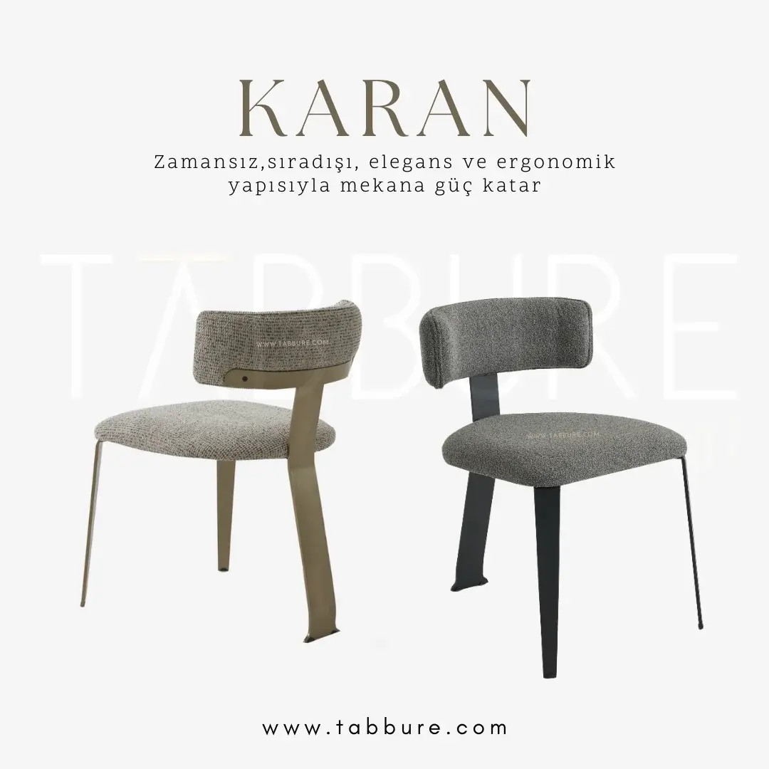 3 bacaklı metal sandalye