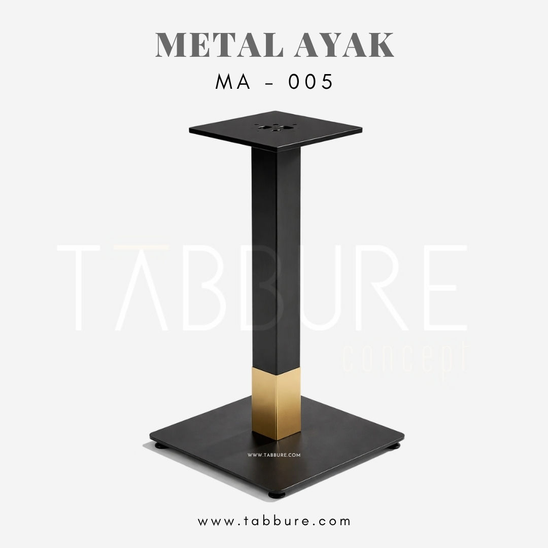 Metal Kare Kafe Masa Ayak Modelleri