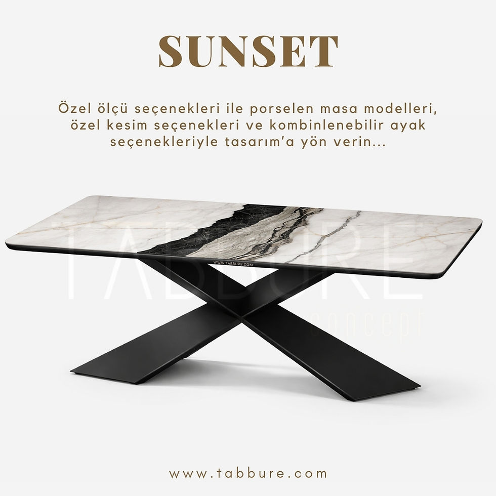 Porselen Masa Tablası