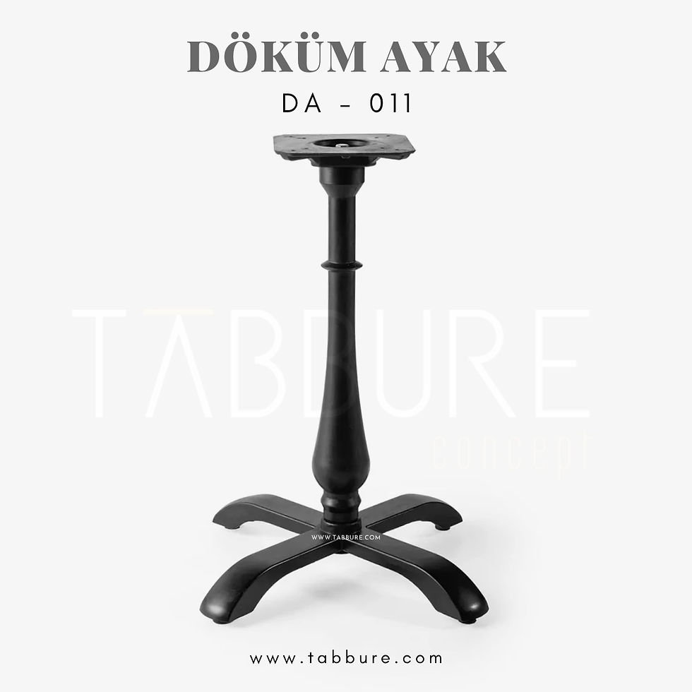 Döküm Kompozit Kafe Ayak Modelleri