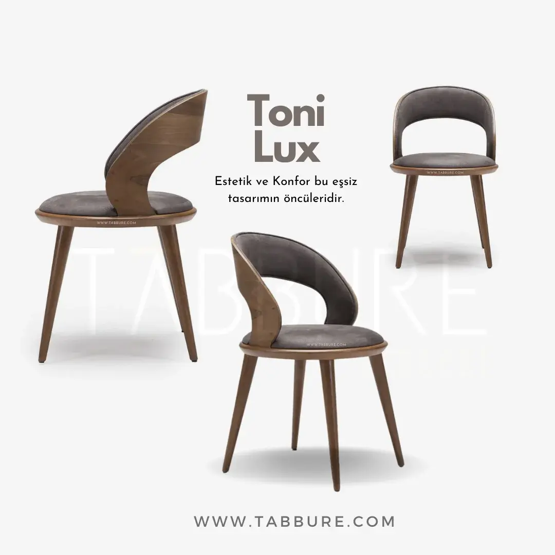 Toni Lux Ahşap Sandalye