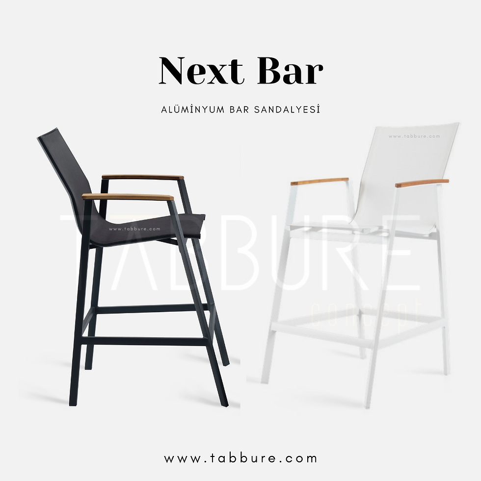 Next Alüminyum Bar Sandalyesi
