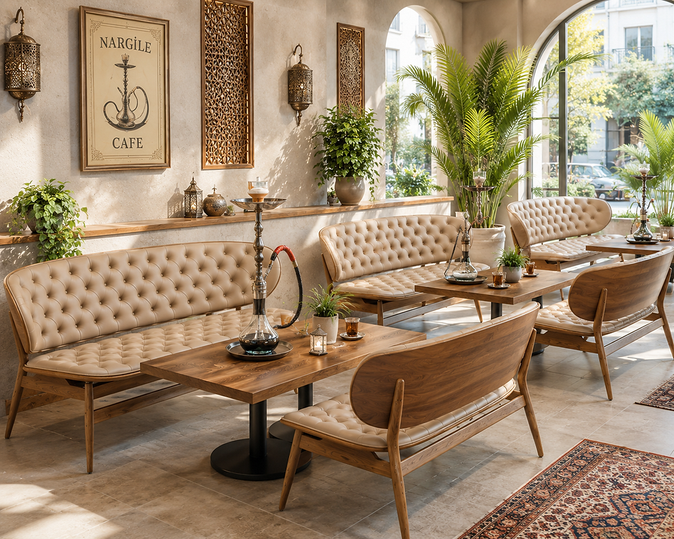 Küçük resim: Cafe Ahşap Loca Koltuk Modelleri