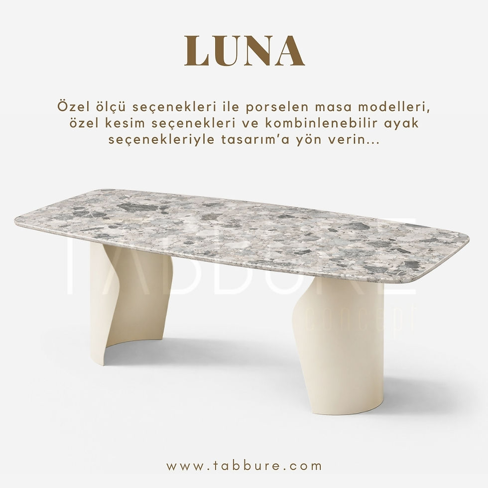 Porselen Mutfak Masası