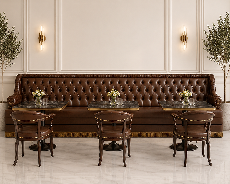 Küçük resim: Şık Restoran Koltukları