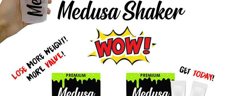 2x MEDUSA SLIM SHOTS WITH FREE SHAKER