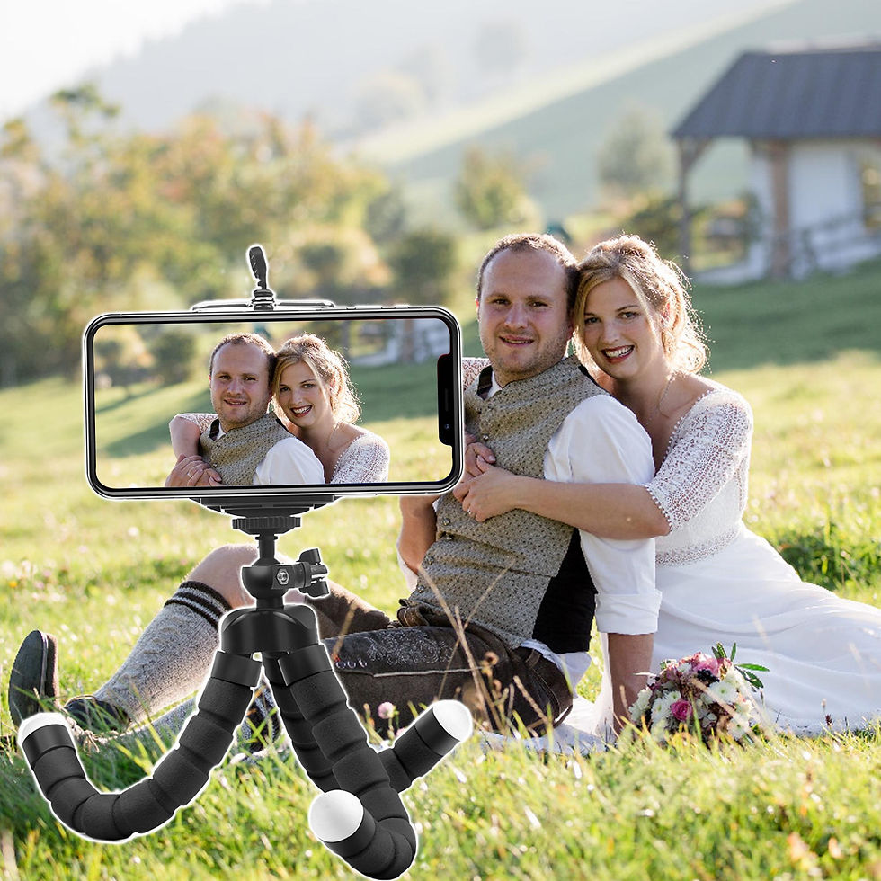 Thumbnail: Octopus Tripod Universal Adjustable Stand Phone Holder for iPhone Camera