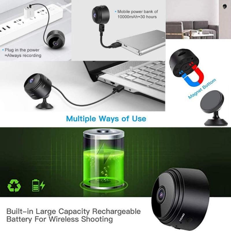 Thumbnail: WiFi Mini Camera – Wireless Smart Security Cam