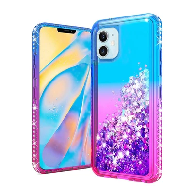 Thumbnail: iPhone 12 5.4 Two Tone Diamond Glitter Case