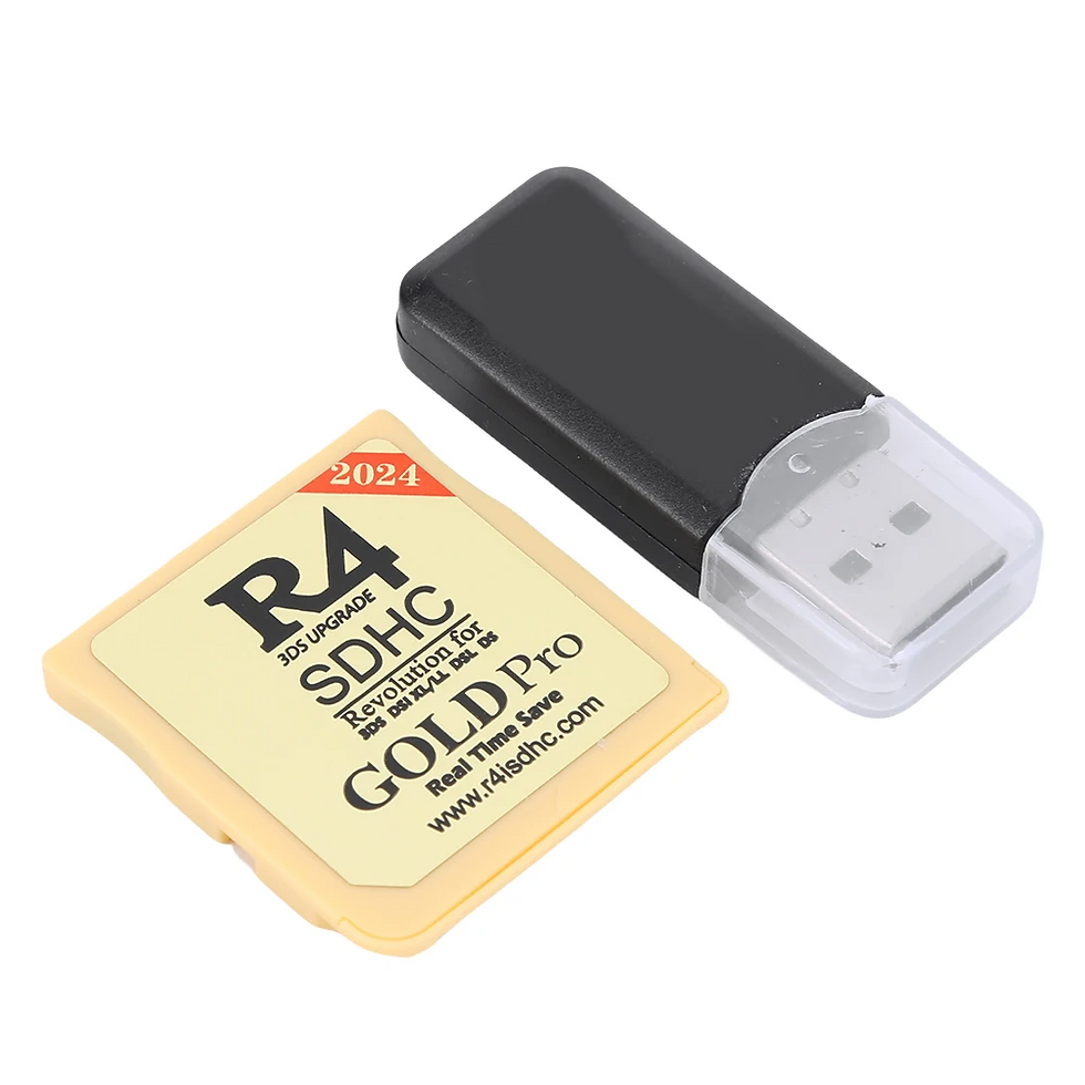 Thumbnail: 2024 Version R4 Gold Pro SDHC R4i For DS/3DS/2DS Revolution Cartridge + USB