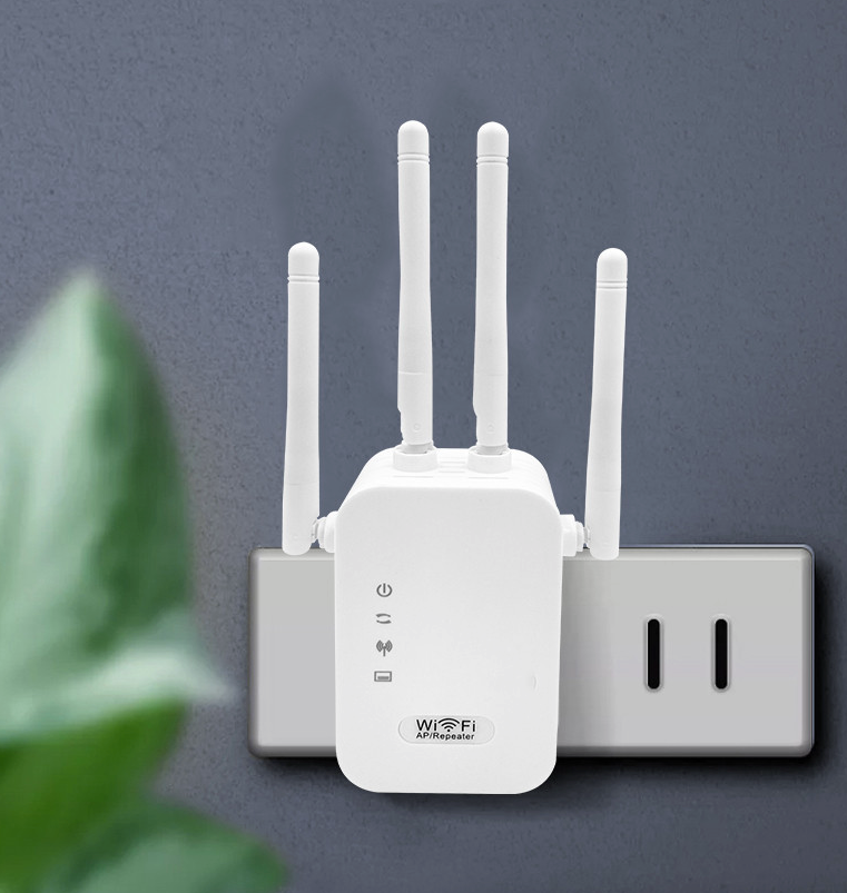 Thumbnail: WiFi Range Extender Internet Booster Network Router Wireless Signal Repeater