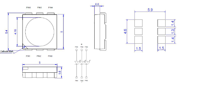 섬네일: [특수 LED칩] 식물생장 5050 LED 칩 (가격문의)