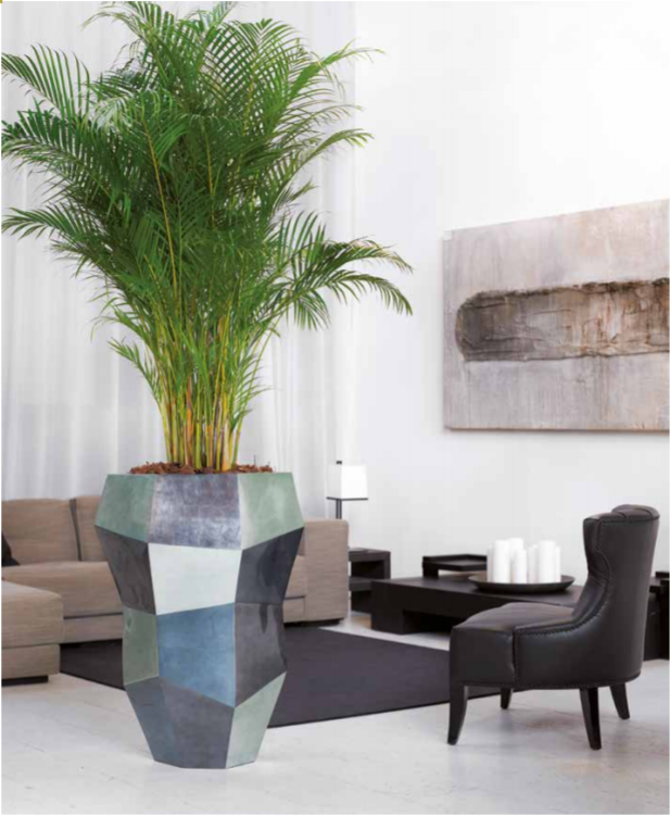 Metal Geometric Plant Pot