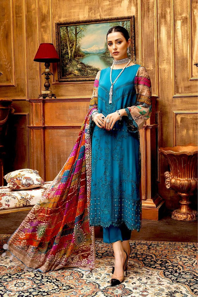 Charizma Vasal Embroidered Chiffon – VSL-08