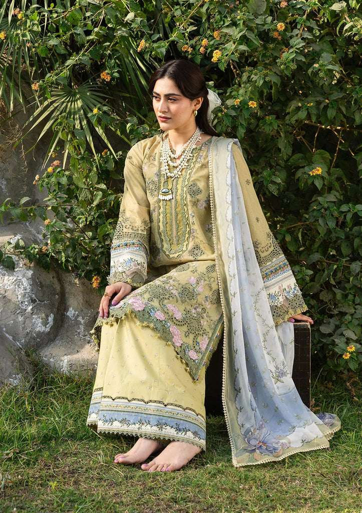 Thumbnail: Elaf Chikankari Lawn Prints – ERC-8B MENAH