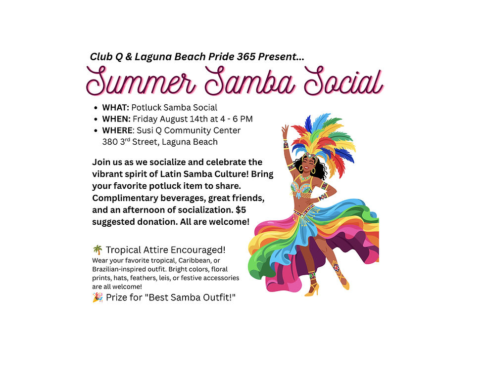 Summer Samba Social!