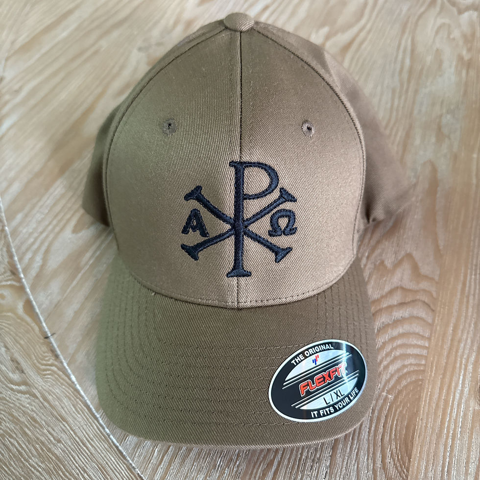 Camo Greek Orthodox Chi Rho IC XC NI KA baseball hat