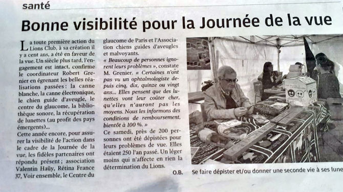 AFRICAMITIÉ à la journée de la vue