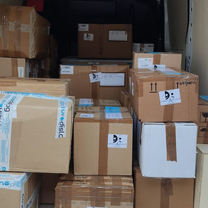 Préparation du container pour le Bénin