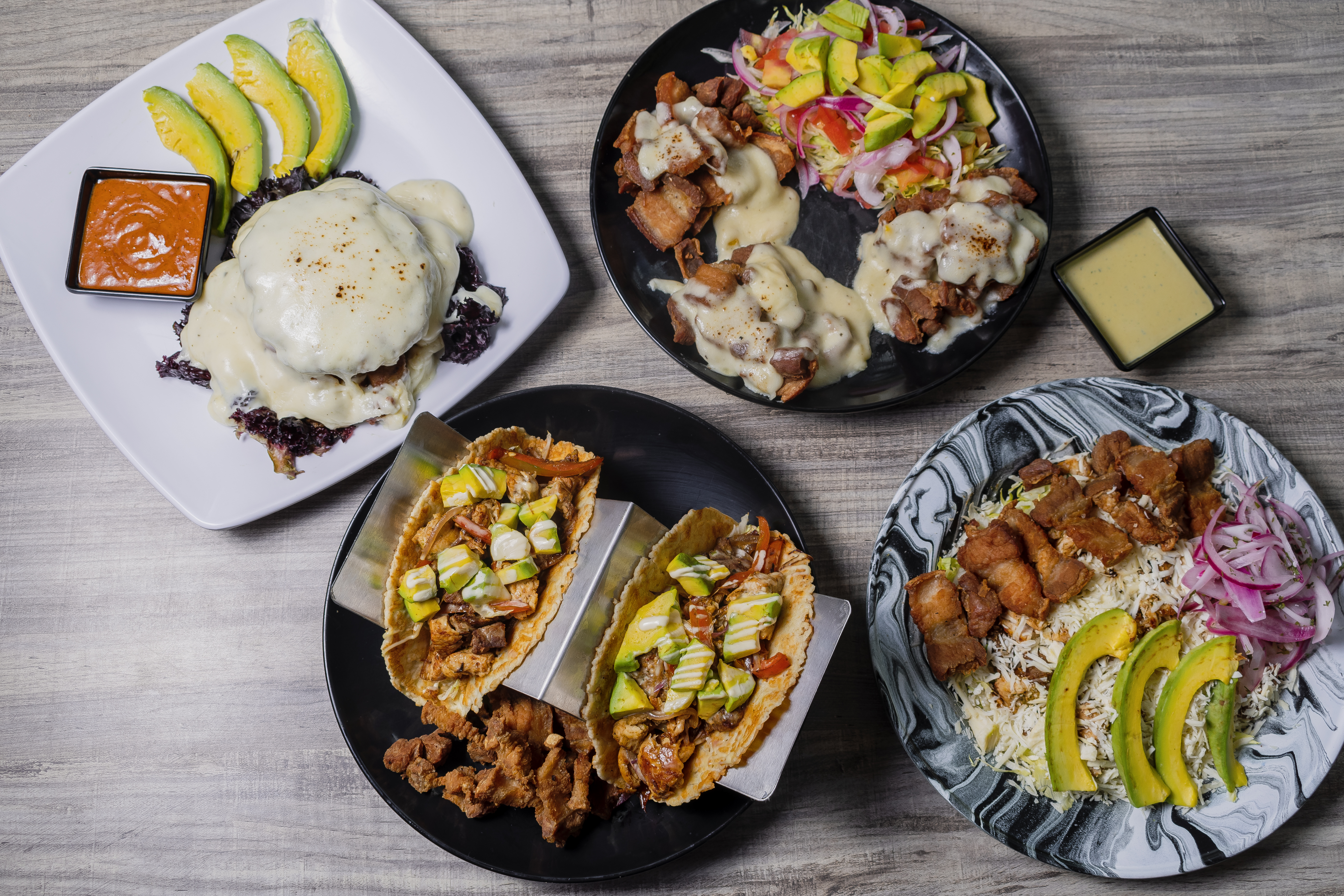 Arranged Food and Objects