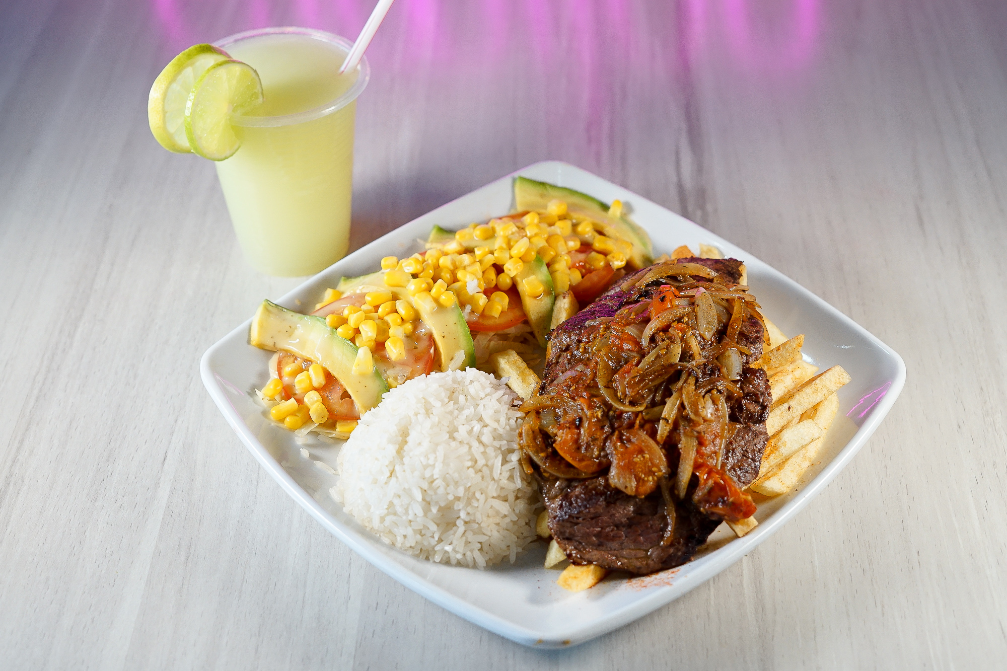 Arranged Food and Objects