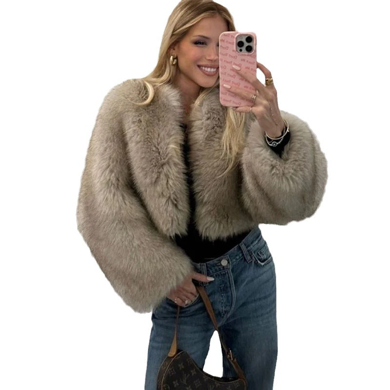 Miniatura: Fur Coat Short Tokas Fur Casual Women's Clothing