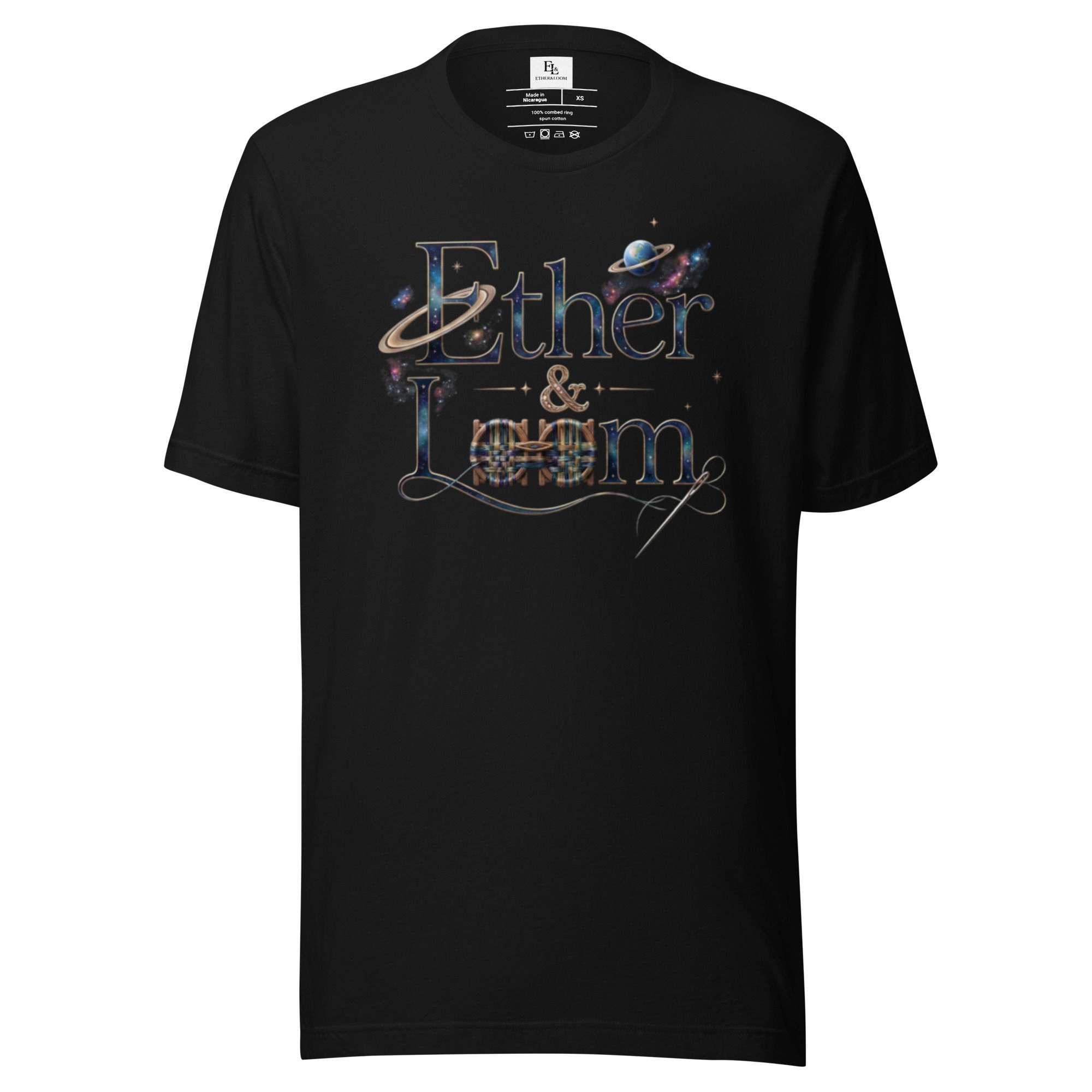 Ether & Loom — Cosmic Wordmark Tee