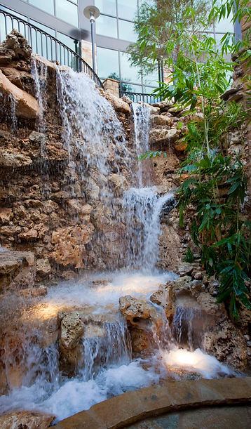 Waterfalls and Streams at Embassy Suites on the Riverwalk