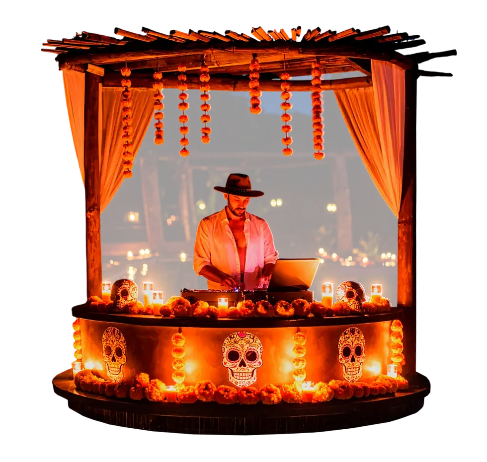 DJ for Día de Muertos event in Cabo