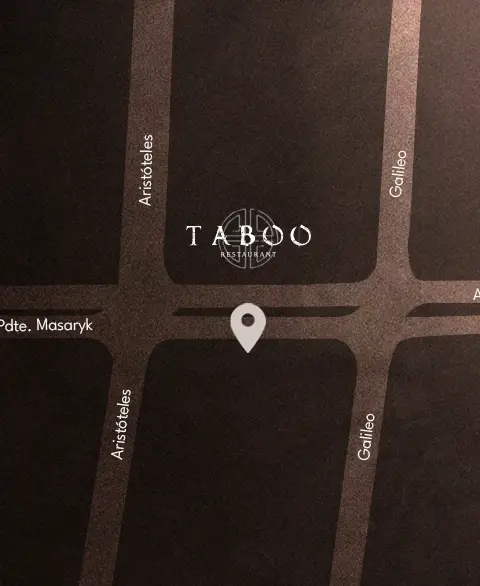 mapa de ubicación de Taboo Restaurant Los Cabos