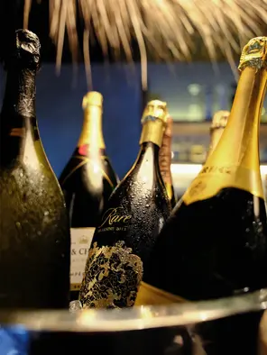 Premium drinks at brunch at Rosa Negra Miami