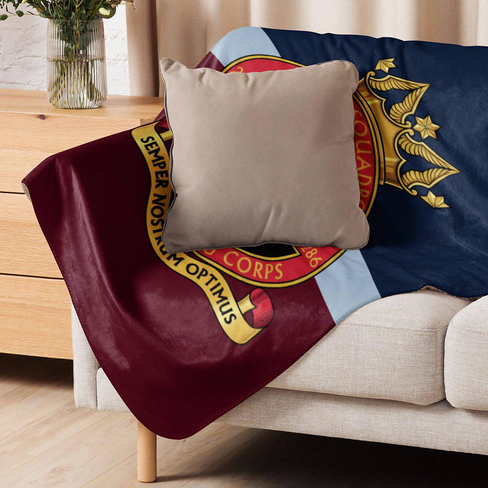 Thumbnail: Squadron Sherpa Fleece Blanket (Stable Belt)