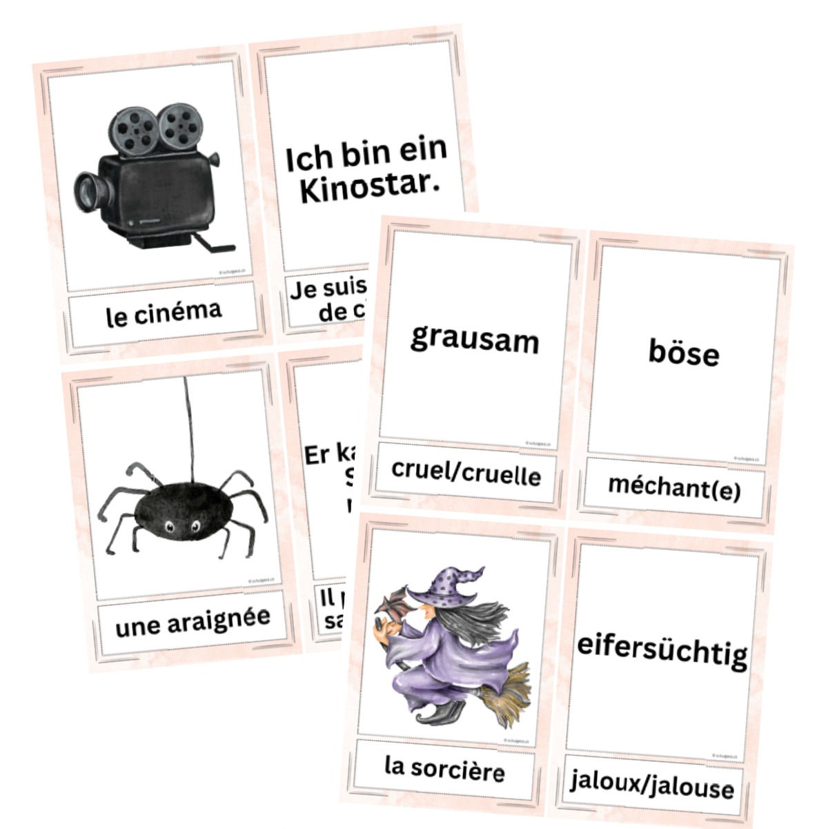 Tafelkarten Dis Donc 6 - Unité 6 (exkl. plus)