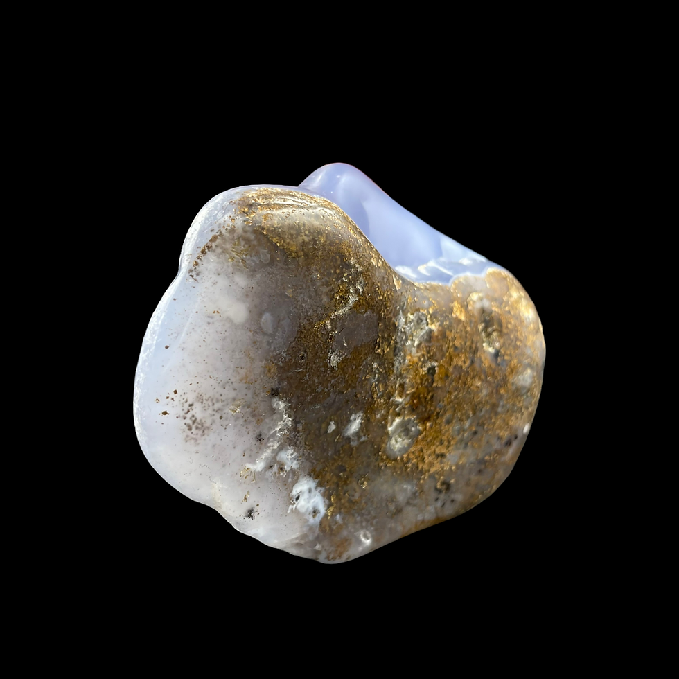 Miniatura: Modrý chalcedon