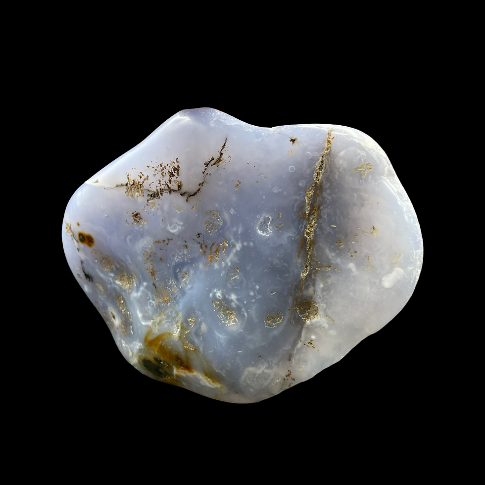 Miniatura: Modrý chalcedon