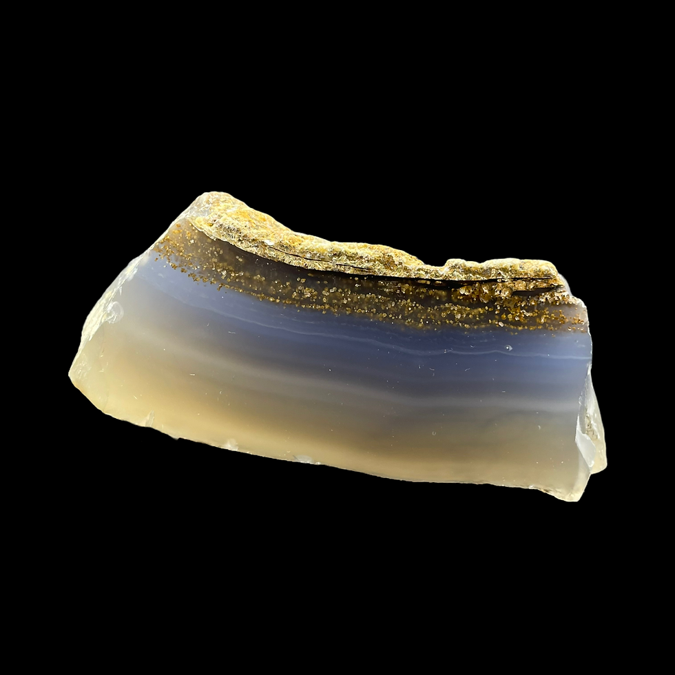 Miniatura: Modrý chalcedon