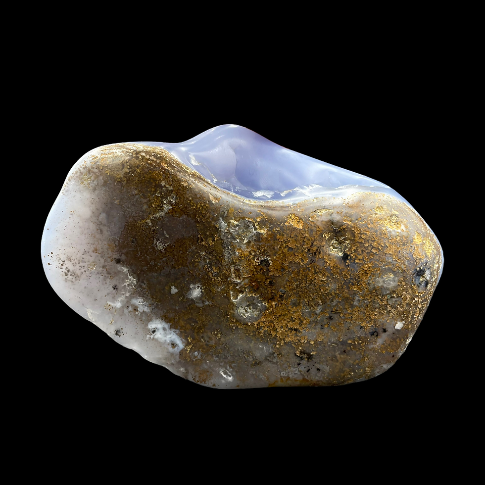 Miniatura: Modrý chalcedon