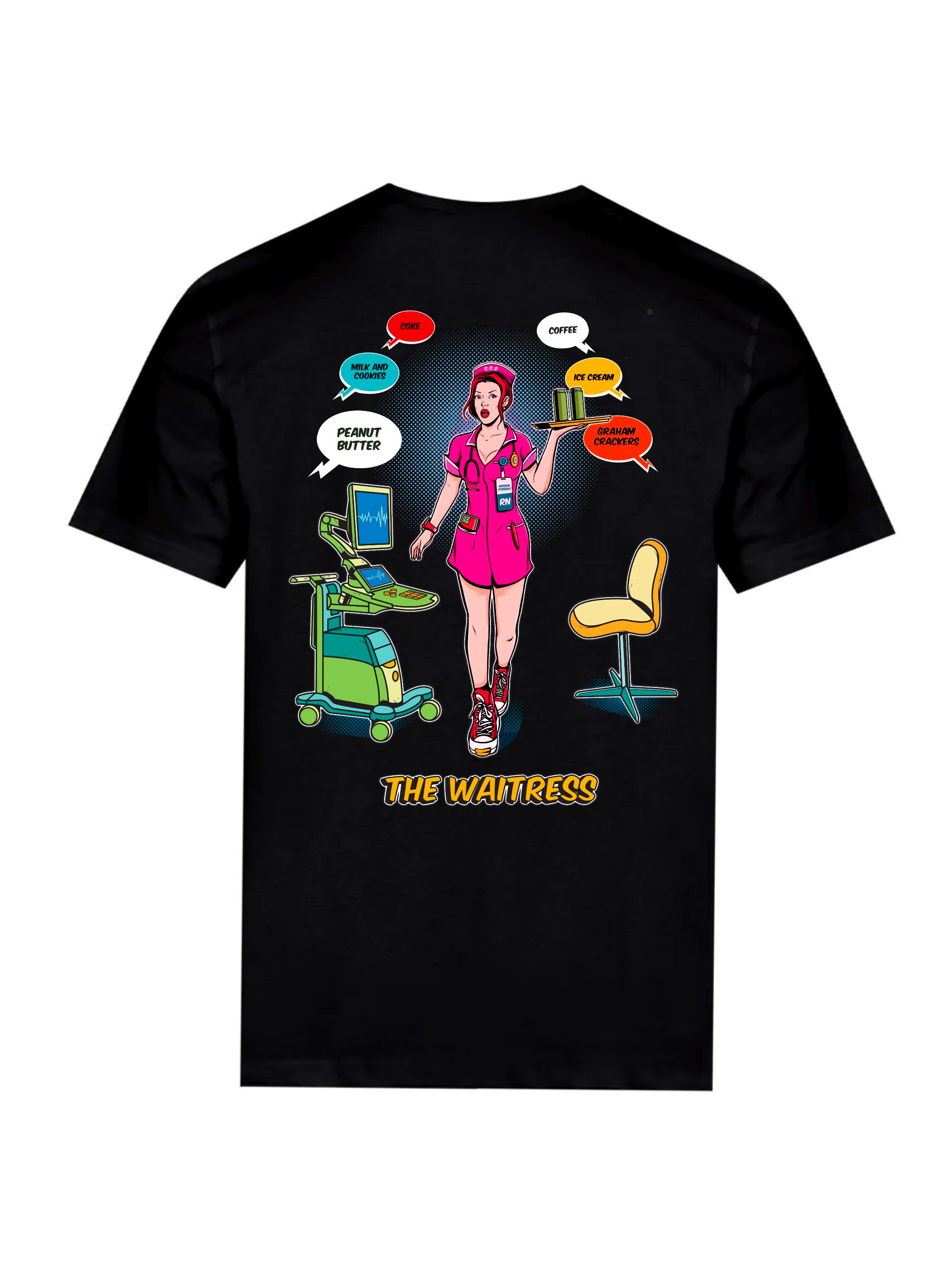 “The Waitress” Tee (Design of the Month)