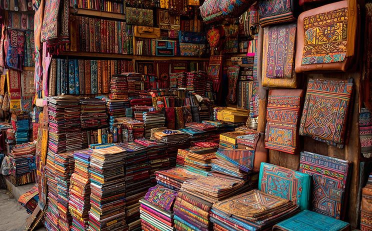 u5418681468_Peruvian_craft_market_with_books_--v_7_cdd7abbf-eda2-4a8d-952e-0299e1486db2_0.